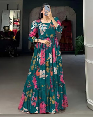Shandhya Anarkali Gown(Blue)