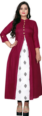 Talavadi Flared/A-line Gown(Maroon)