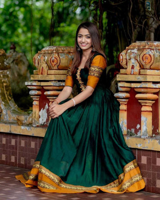 NTC Anarkali Gown(Green)