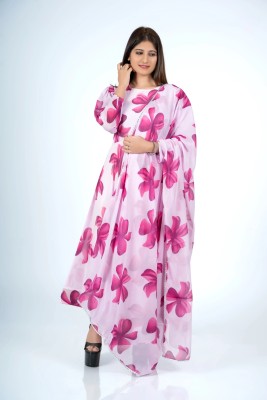 Raiyani Fashion Flared/A-line Gown(Pink)