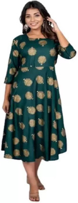 shree raj Anarkali Gown(Green)