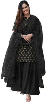 ESHANAY ENTERPRISE Flared/A-line Gown(Pink)