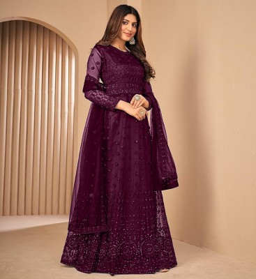 ISHU FAB Anarkali Gown(Purple)