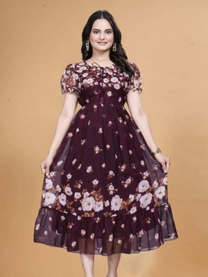 Janardan Anarkali Gown(Maroon)