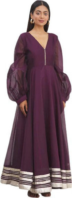 HouseOfCommon Anarkali Gown(Purple)