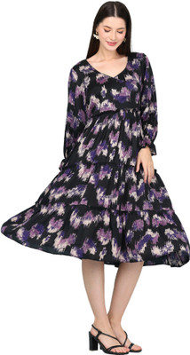 A Man's Impero Flared/A-line Gown(Dark Blue)
