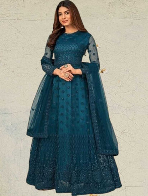 Kitvillaa Anarkali Gown(Green)