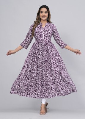 ERKURTI Anarkali Gown(Purple)