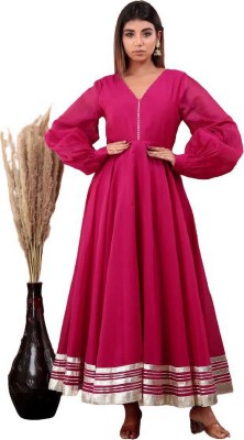 Miara Anarkali Gown(Pink)