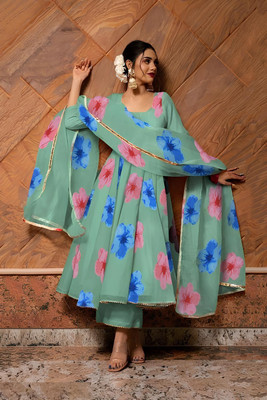 Archi Enterprise Flared/A-line Gown(Light Green)