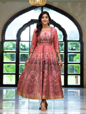 Juniper Flared/A-line Gown(Blue)