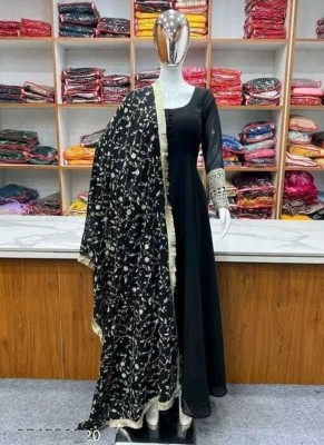 Fancy Fab S Anarkali Gown(Black)