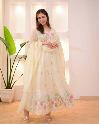 Angel western Flared/A-line Gown(Multicolor)