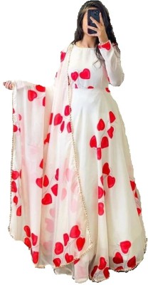 nayan Anarkali Gown(White)