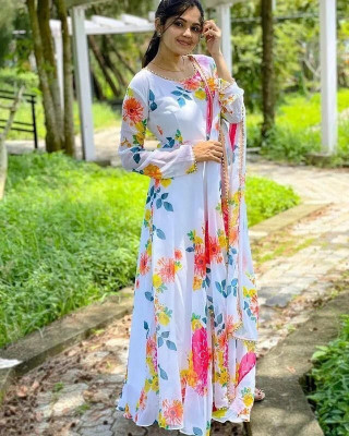 HouseOfCommon Women Ethnic Top Dupatta Set