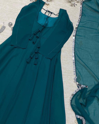 Heer Enterprise Anarkali Gown(Green)