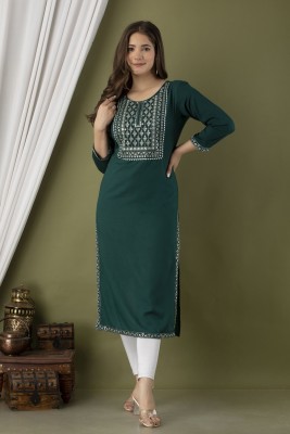 VASANT APPAREL Women Ethnic Dress Green Dress