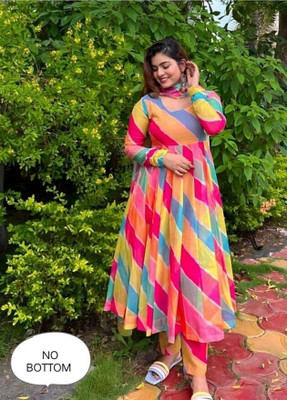DM MART Flared/A-line Gown(Multicolor)