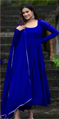 Radheshyam Flared/A-line Gown(Blue)