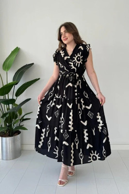 JKMisti Anarkali Gown(Black)