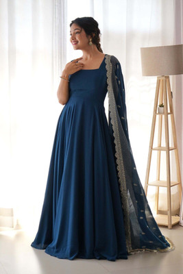 Dwarros Anarkali Gown(Blue)