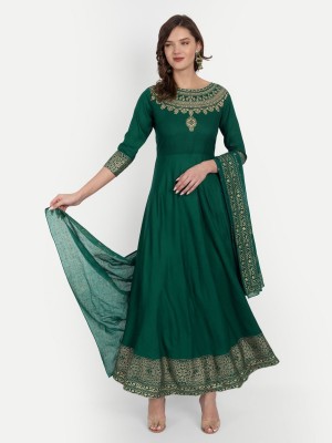 VIDHIKA COLLECTION Straight Gown(Green)