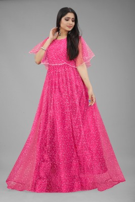 Freydis Flared/A-line Gown(Pink)