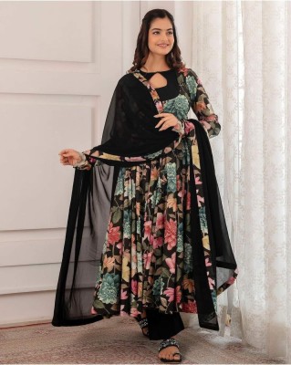 ILHAASH Anarkali Gown(Multicolor)