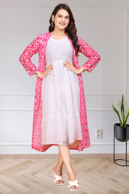 Sfkanjari Anarkali Gown(Pink)