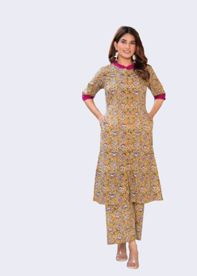 BAHUBALI CREATION Anarkali Gown(Yellow)