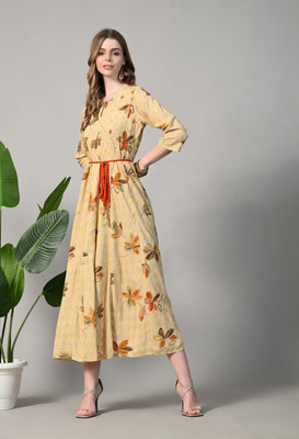 seemrat Flared/A-line Gown(Orange)
