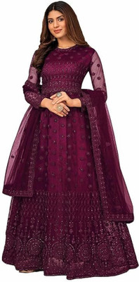 Miara Anarkali Gown(Maroon)