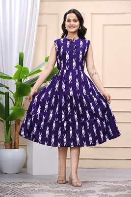 minimal city Anarkali Gown(Purple)