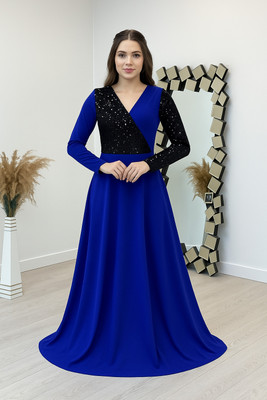 KRSF Flared/A-line Gown(Black)