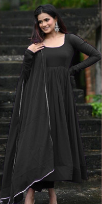 Radheshyam Flared/A-line Gown(Black)
