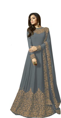 DGSTORE Anarkali Gown(Grey)