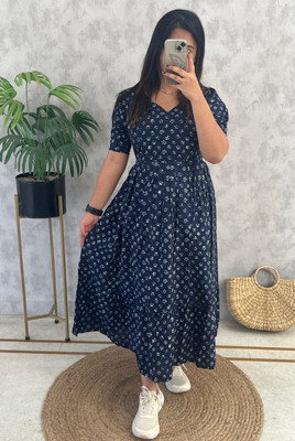jsn Flared/A-line Gown(Blue)