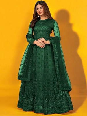Kitvillaa Anarkali Gown(Dark Blue)
