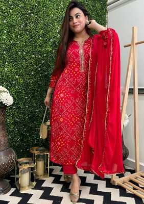 NARI DREAM Women Kurti Pant Dupatta Set