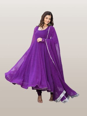 Vaanri creation Anarkali Gown(Purple)