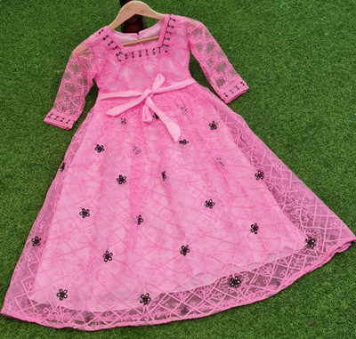 SATVASHIV Flared/A-line Gown(Pink)