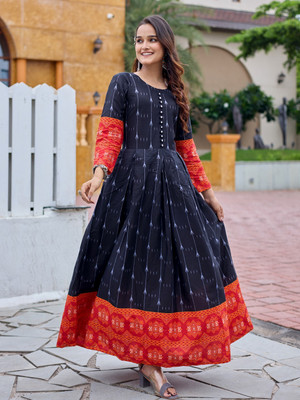 AnAdhTex Anarkali Gown(Blue)