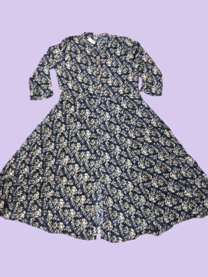 VIRENDRA KUMAR ANOKHI LAL Anarkali Gown(Blue)