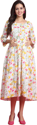 Wonder Weave Flared/A-line Gown(White)