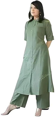 ALKA EMPORIUM Flared/A-line Gown(Green)