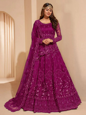 A To Z Cart Flared/A-line Gown(Pink)