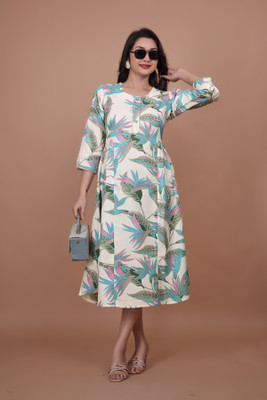 BEEGET FASHION Flared/A-line Gown(Multicolor)