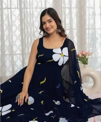 iEthniya Anarkali Gown(Blue)
