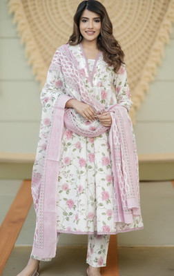 shree hari fashion Women Kurti Pant Dupatta Set