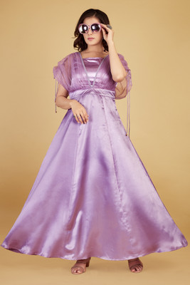 2SD gratitude Flared/A-line Gown(Purple)